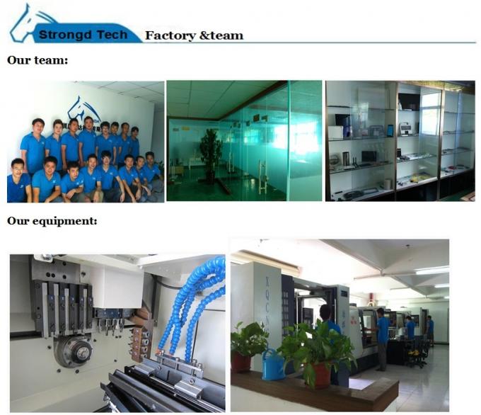 Precision Rapid CNC Prototyping CNC Machining Parts , Blue / Black